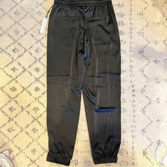NWT Prologue Black Satin Mid-Rise Straight Leg Size Small - Picture 3 of 8